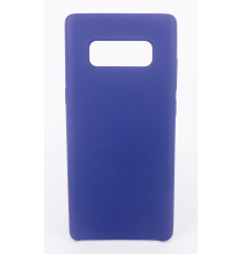 Coque Silicone Gomme Intérieur Façon Velours Samsung Galaxy Note 8 (N950F) - Bleu  Nuit