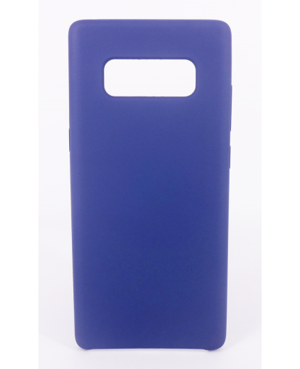 Coque Silicone Gomme Intérieur Façon Velours Samsung Galaxy Note 8 (N950F) - Bleu  Nuit