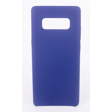 Coque Silicone Gomme Intérieur Façon Velours Samsung Galaxy Note 8 (N950F) - Bleu  Nuit