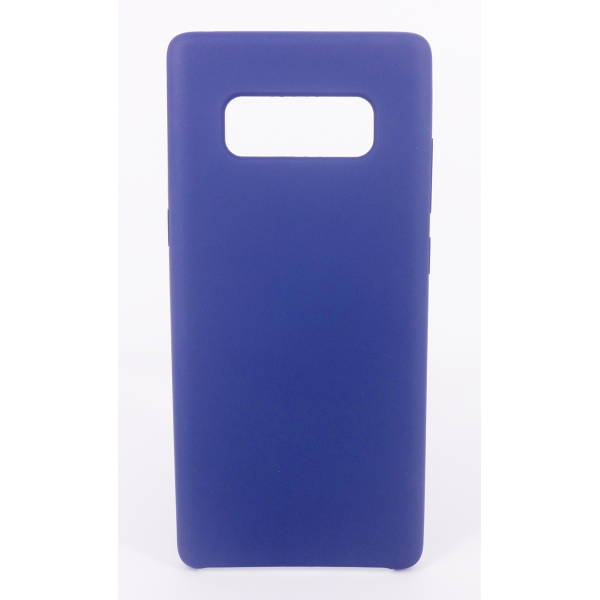 Coque Silicone Gomme Intérieur Façon Velours Samsung Galaxy Note 8 (N950F) - Bleu  Nuit