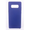 Coque Silicone Gomme Intérieur Façon Velours Samsung Galaxy Note 8 (N950F) - Bleu  Nuit