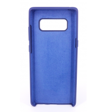 Coque Silicone Gomme Intérieur Façon Velours Samsung Galaxy Note 8 (N950F) - Bleu  Nuit
