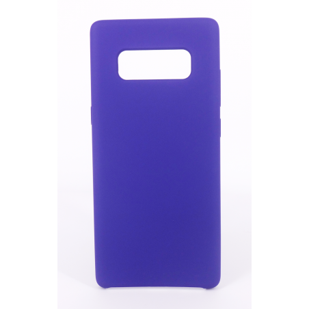 Coque Silicone Gomme Intérieur Façon Velours Samsung Galaxy Note 8 (N950F) - Violet Ultra