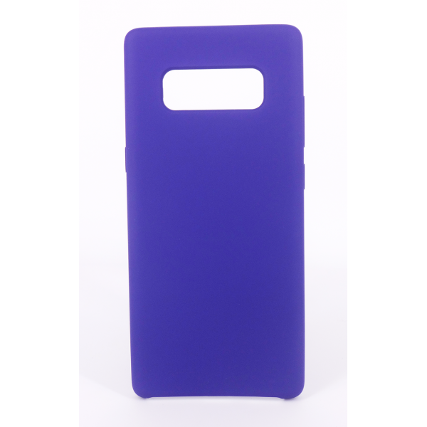 Coque Silicone Gomme Intérieur Façon Velours Samsung Galaxy Note 8 (N950F) - Violet Ultra