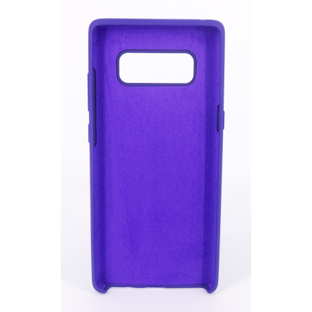 Coque Silicone Gomme Intérieur Façon Velours Samsung Galaxy Note 8 (N950F) - Violet Ultra