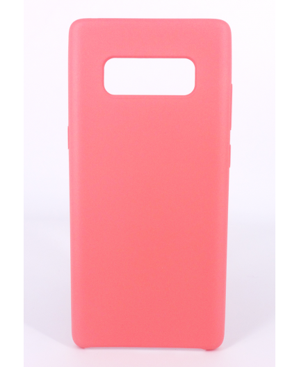 Coque Silicone Gomme Intérieur Façon Velours Samsung Galaxy Note 8 (N950F) - Rose Saumon