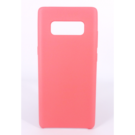 Coque Silicone Gomme Intérieur Façon Velours Samsung Galaxy Note 8 (N950F) - Rose Saumon