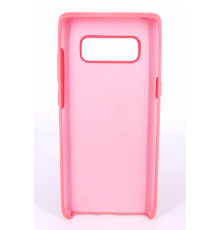 Coque Silicone Gomme Intérieur Façon Velours Samsung Galaxy Note 8 (N950F) - Rose Saumon