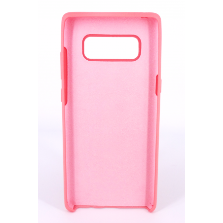 Coque Silicone Gomme Intérieur Façon Velours Samsung Galaxy Note 8 (N950F) - Rose Saumon
