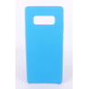 Coque Silicone Gomme Intérieur Façon Velours Samsung Galaxy Note 8 (N950F) - Bleu Ciel
