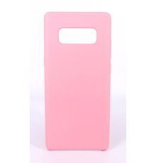 Coque Silicone Gomme Intérieur Façon Velours Samsung Galaxy Note 8 (N950F) - Rose Clair