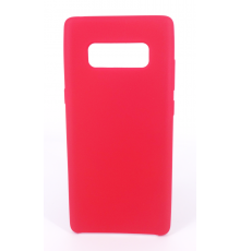 Coque Silicone Gomme Intérieur Façon Velours Samsung Galaxy Note 8 (N950F) - Framboise