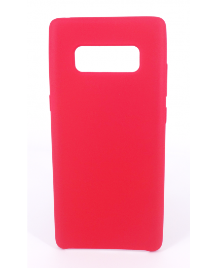 Coque Silicone Gomme Intérieur Façon Velours Samsung Galaxy Note 8 (N950F) - Framboise