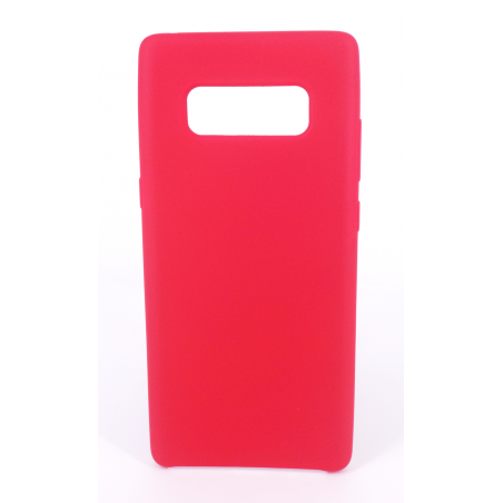 Coque Silicone Gomme Intérieur Façon Velours Samsung Galaxy Note 8 (N950F) - Framboise