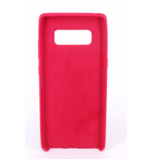 Coque Silicone Gomme Intérieur Façon Velours Samsung Galaxy Note 8 (N950F) - Framboise