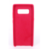 Coque Silicone Gomme Intérieur Façon Velours Samsung Galaxy Note 8 (N950F) - Framboise