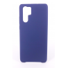 Coque Silicone Gomme Intérieur Façon Velours Huawei P30 Pro - Bleu Nuit