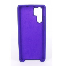 Coque Silicone Gomme Intérieur Façon Velours Huawei P30 Pro - Violet Ultra