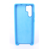 Coque Silicone Gomme Intérieur Façon Velours Huawei P30 Pro - Bleu Ciel