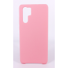 Coque Silicone Gomme Intérieur Façon Velours Huawei P30 Pro - Rose Clair
