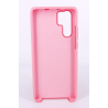 Coque Silicone Gomme Intérieur Façon Velours Huawei P30 Pro - Rose Clair