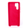Coque Silicone Gomme Intérieur Façon Velours Huawei P30 Pro - Framboise