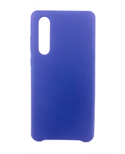 Coque Silicone Gomme Intérieur Façon Velours Huawei P30 - Violet Ultra