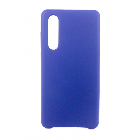 Coque Silicone Gomme Intérieur Façon Velours Huawei P30 - Violet Ultra