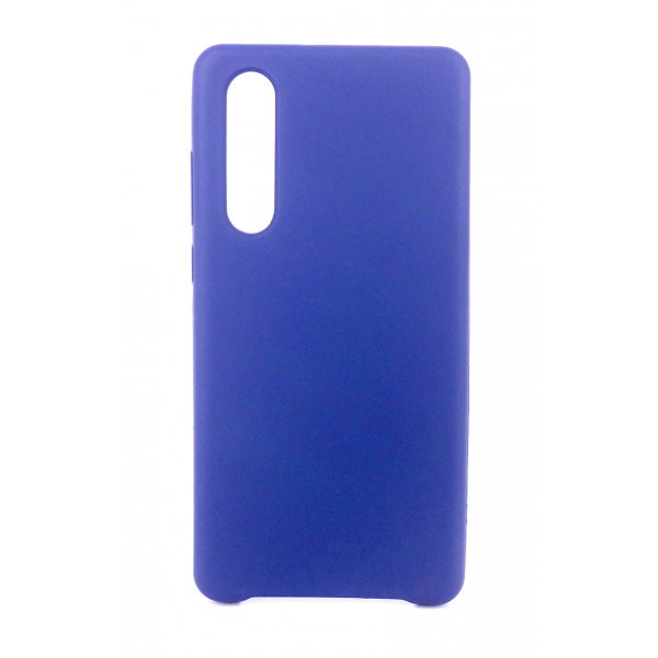 Coque Silicone Gomme Intérieur Façon Velours Huawei P30 - Violet Ultra