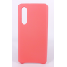 Coque Silicone Gomme Intérieur Façon Velours Huawei P30 - Rose Saumon