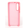 Coque Silicone Gomme Intérieur Façon Velours Huawei P30 - Rose Saumon