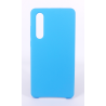 Coque Silicone Gomme Intérieur Façon Velours Huawei P30 - Bleu Ciel