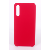 Coque Silicone Gomme Intérieur Façon Velours Huawei P30 - Framboise