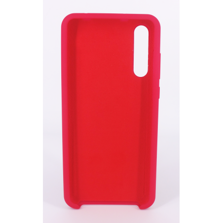 Coque Silicone Gomme Intérieur Façon Velours Huawei P30 - Framboise