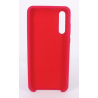Coque Silicone Gomme Intérieur Façon Velours Huawei P30 - Framboise