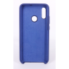 Coque Silicone Gomme Intérieur Façon Velours Huawei P Smart (2019) - Bleu Nuit
