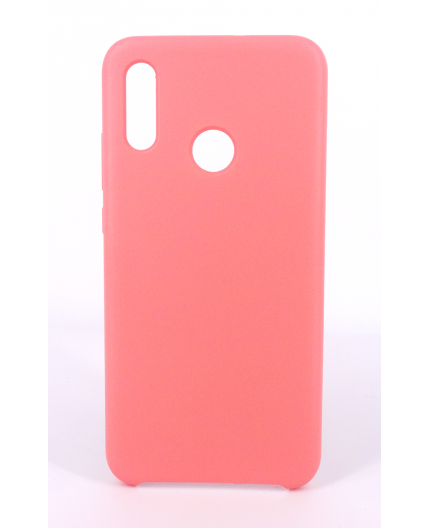 Coque Silicone Gomme Intérieur Façon Velours Huawei P Smart (2019) - Rose Saumon