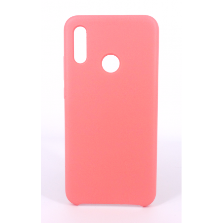 Coque Silicone Gomme Intérieur Façon Velours Huawei P Smart (2019) - Rose Saumon