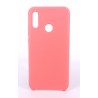 Coque Silicone Gomme Intérieur Façon Velours Huawei P Smart (2019) - Rose Saumon