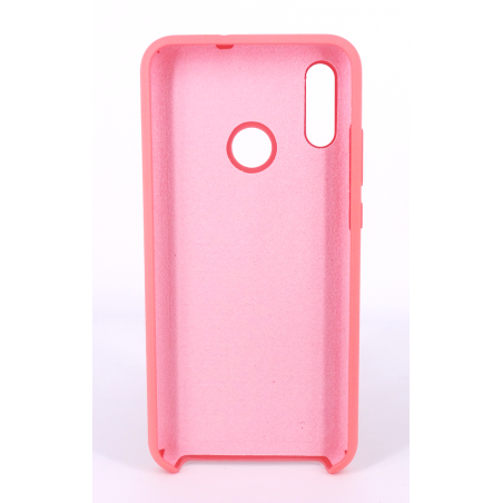 Coque Silicone Gomme Intérieur Façon Velours Huawei P Smart (2019) - Rose Saumon