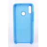 Coque Silicone Gomme Intérieur Façon Velours Huawei P Smart (2019) - Bleu Ciel