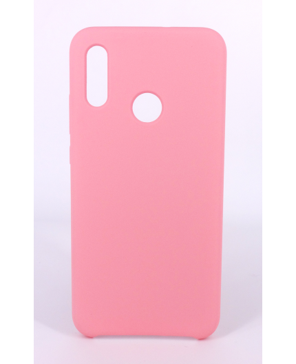 Coque Silicone Gomme Intérieur Façon Velours Huawei P Smart (2019) - Rose Clair