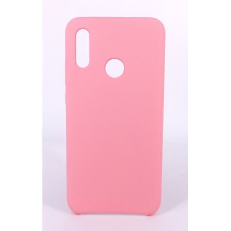 Coque Silicone Gomme Intérieur Façon Velours Huawei P Smart (2019) - Rose Clair