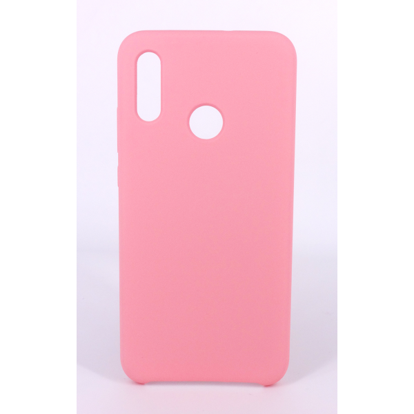 Coque Silicone Gomme Intérieur Façon Velours Huawei P Smart (2019) - Rose Clair