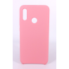 Coque Silicone Gomme Intérieur Façon Velours Huawei P Smart (2019) - Rose Clair