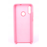 Coque Silicone Gomme Intérieur Façon Velours Huawei P Smart (2019) - Rose Clair