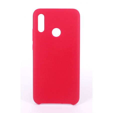 Coque Silicone Gomme Intérieur Façon Velours Huawei P Smart (2019) - Framboise