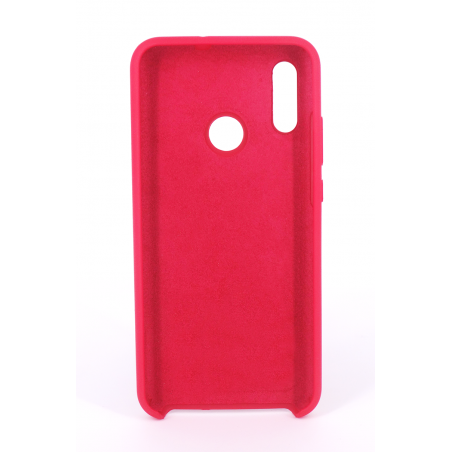 Coque Silicone Gomme Intérieur Façon Velours Huawei P Smart (2019) - Framboise