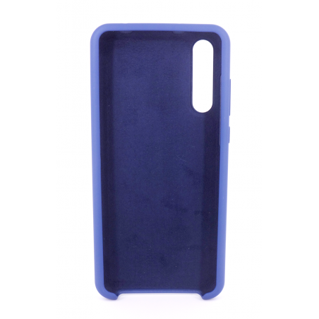 Coque Silicone Gomme Intérieur Façon Velours Huawei P20 Pro - Bleu Nuit