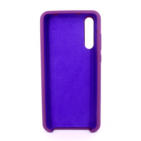 Coque Silicone Gomme Intérieur Façon Velours Huawei P20 Pro - Mauve